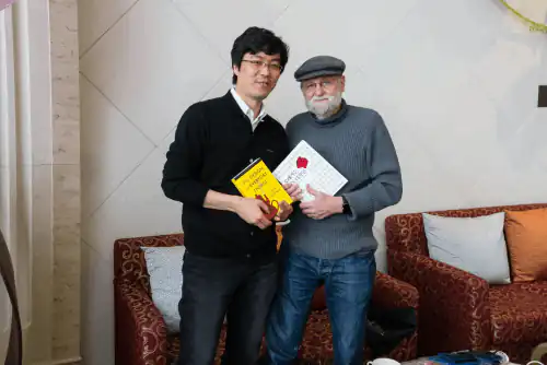 도널드 노먼 교수와 함께 찍은 사진